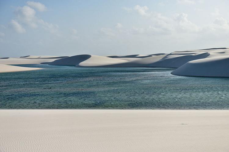  Dunes and lagoons of Lençóis Maranhenses National Park in Brazil