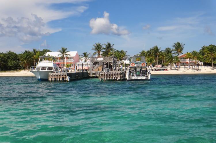 View of the Dock at Little Cayman beach resort, Cayman Islands