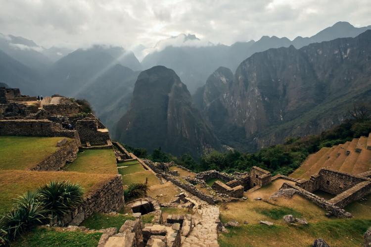 Panorama of Machu Picchu, Peru