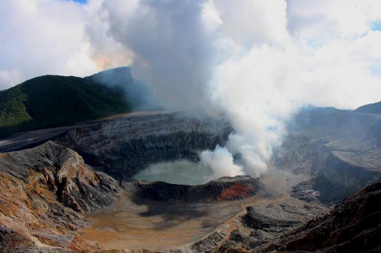Main crater, Poás Volcano, Costa Rica