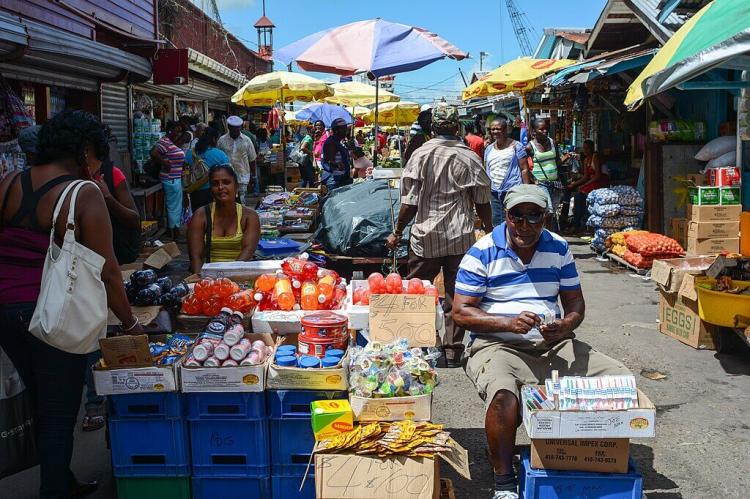 Market in Georgetown, Guyana