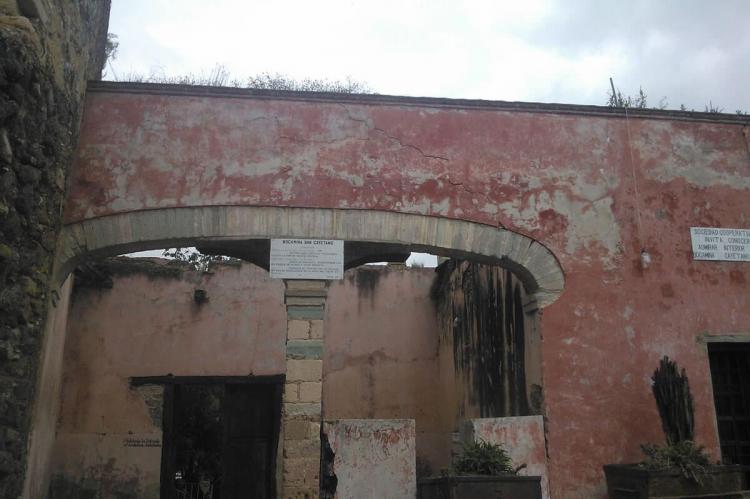 Main entrance to Cayetano mine, La Valenciana, Guanajuato, Mexico