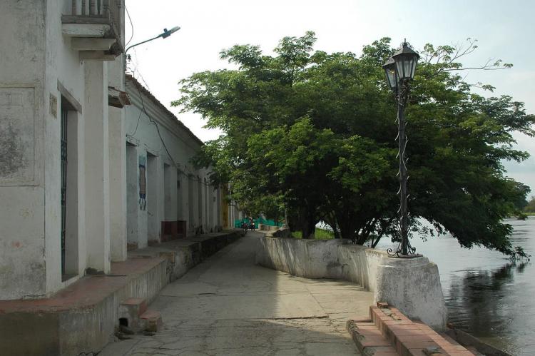 Albarradas on Street in Mompox, Colombia