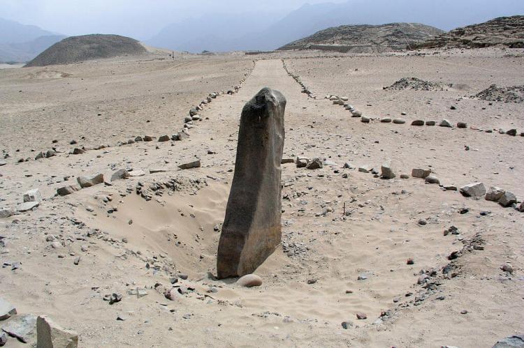 Monolith in Caral