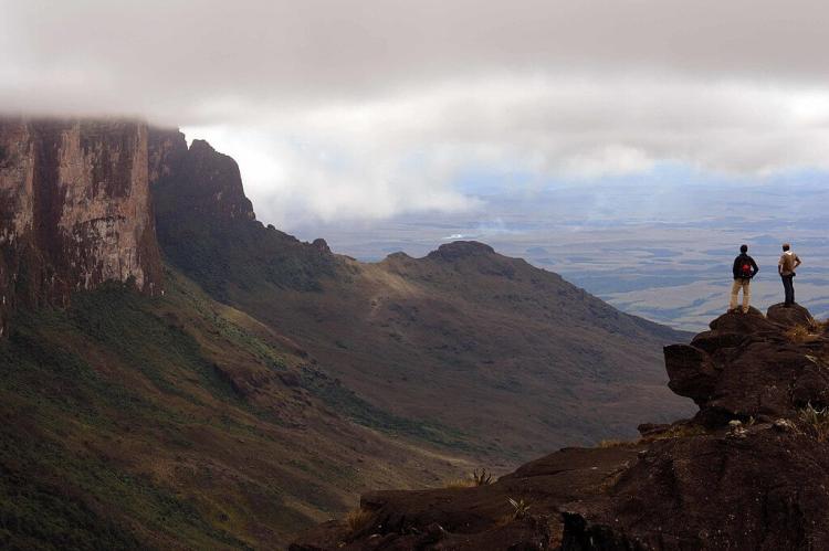 Horizon seen from the top of Mount Roraima