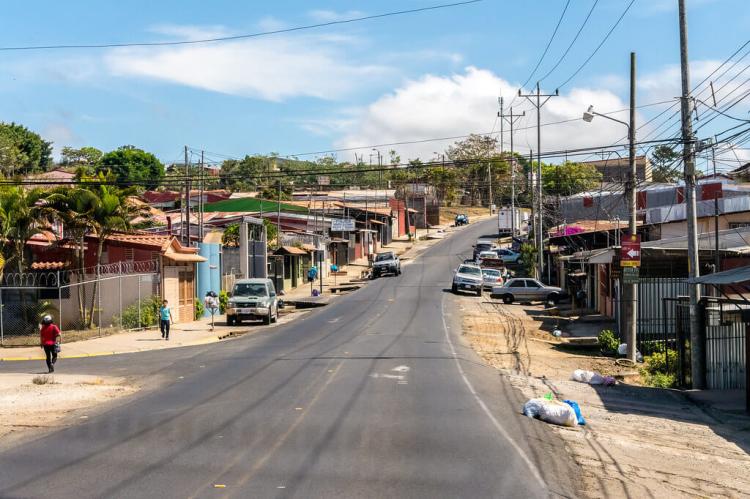 Neighborhood of Topacio, outside the city center of San José, Costa Rica
