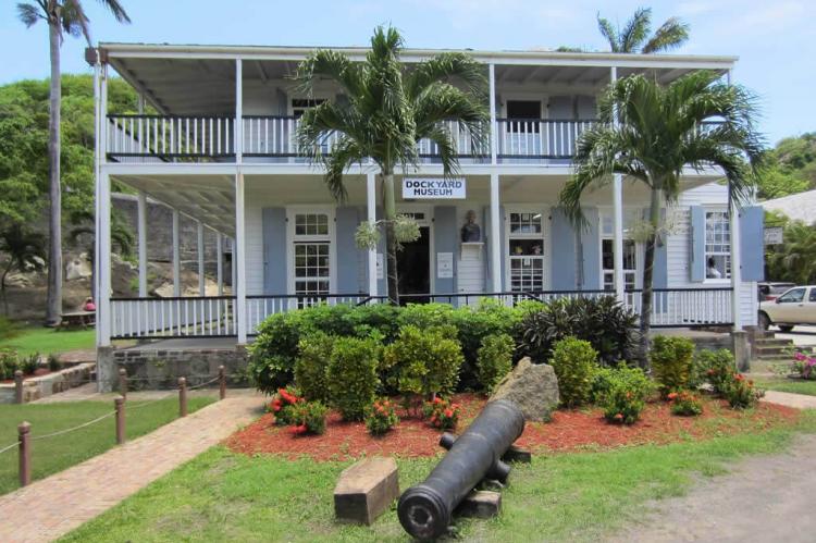 Dockyard Museum in Admiral's House (1855) at Nelson's Dockyard, Antigua