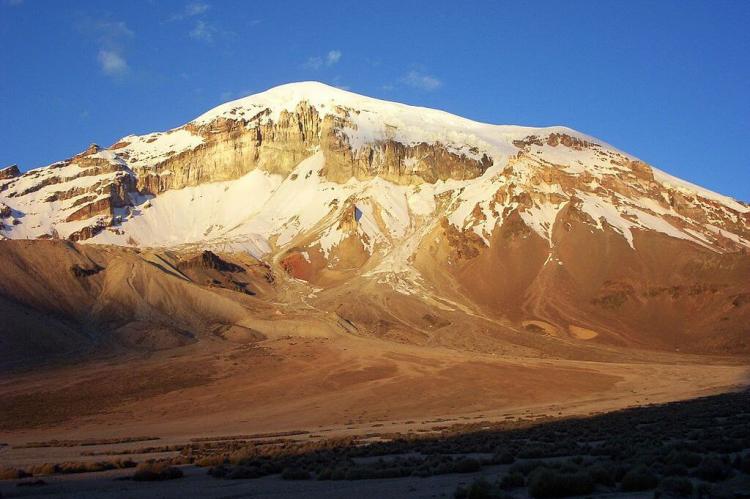 Nevado Sajama at sunset, Sajama National Park, Bolivia