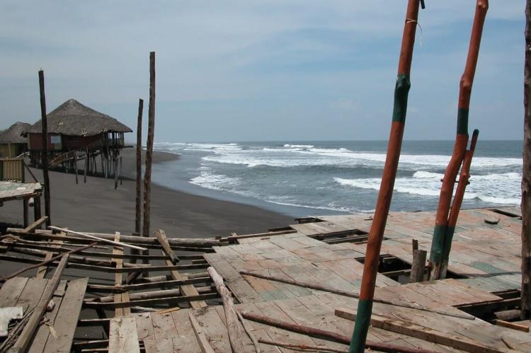 Beach on Pacific coast of Guatemala