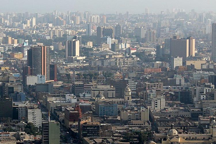 Panorama central Lima, Peru