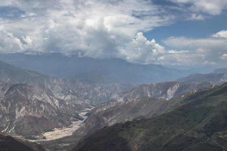 Chicamocha Canyon panorama, Santander, Colombia