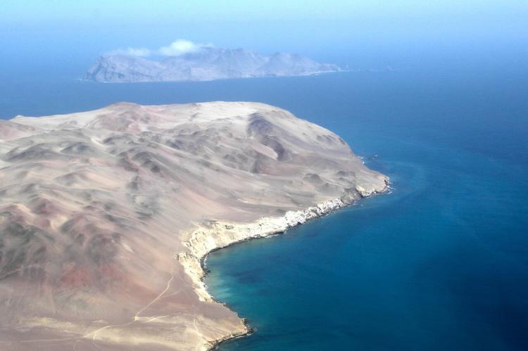 View of the Ballestas Islands, Peru