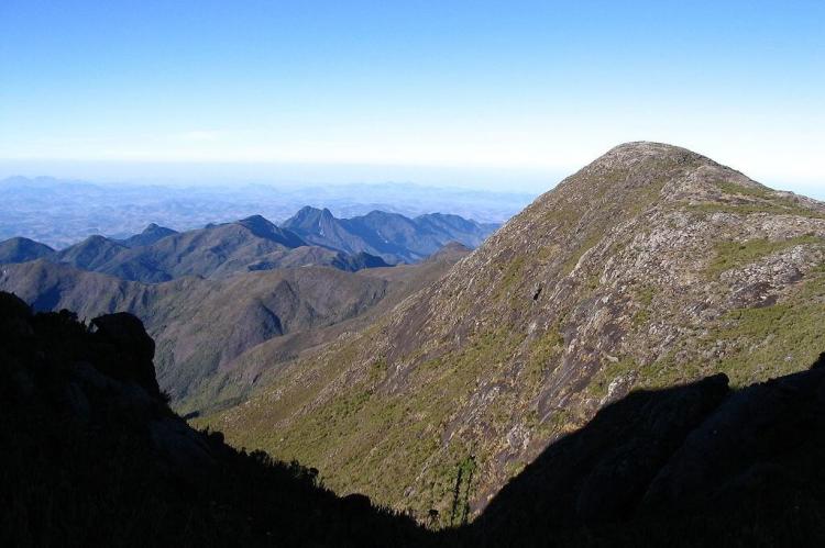 View of the southern portion of the Caparaó National Park