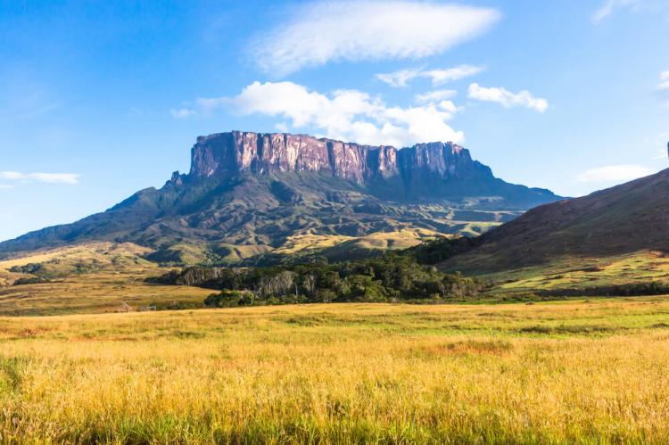 Landscape panorama of Monte Roraima National Park, Guiana Highlands, Brazil