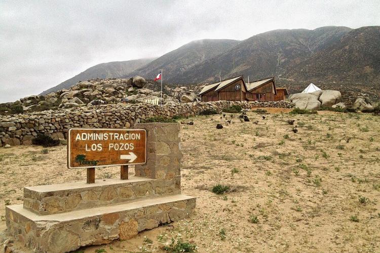 Administration center at Llanos de Challe National Park (Chile)
