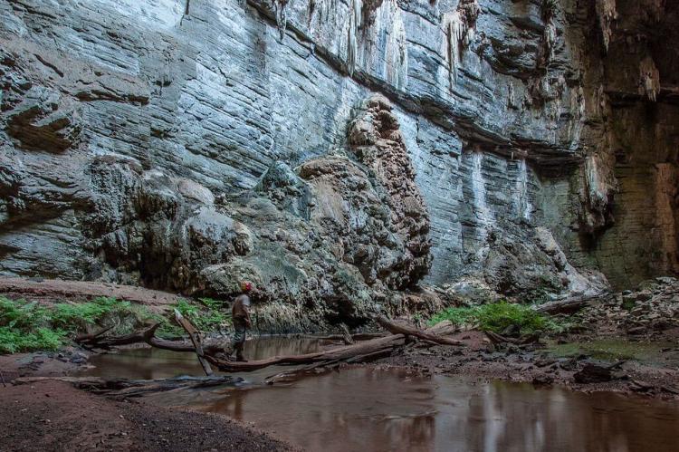 Peruaçu River, Janelão Cave, Peruaçu Caves National Park, Brazil