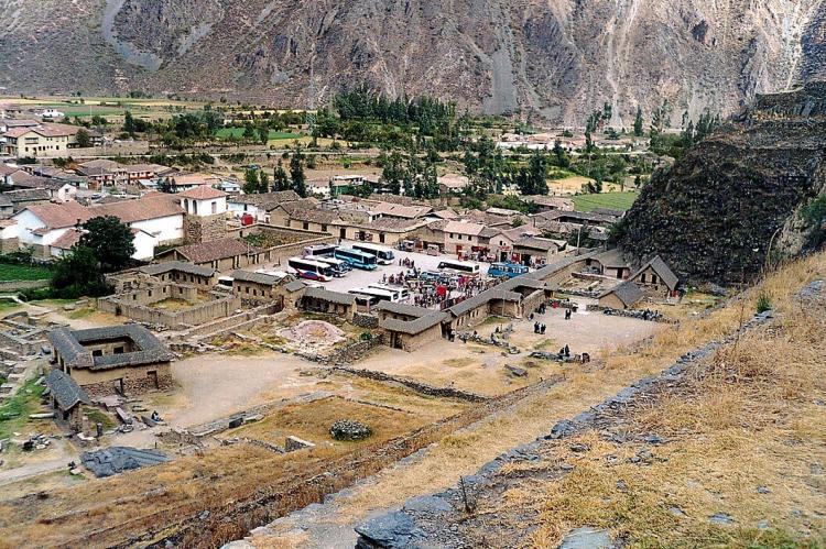 Plaza of Manyaraki, Ollantaytambo, Peru