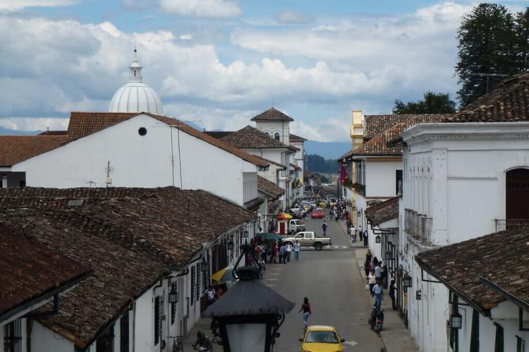 Street view, Popayán, Colombia