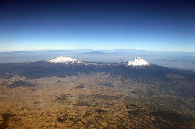 Popocatépetl and Iztaccíhuatl in Mexico