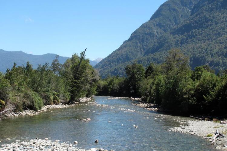 Vista of Pumalín Douglas Tompkins National Park, Chile