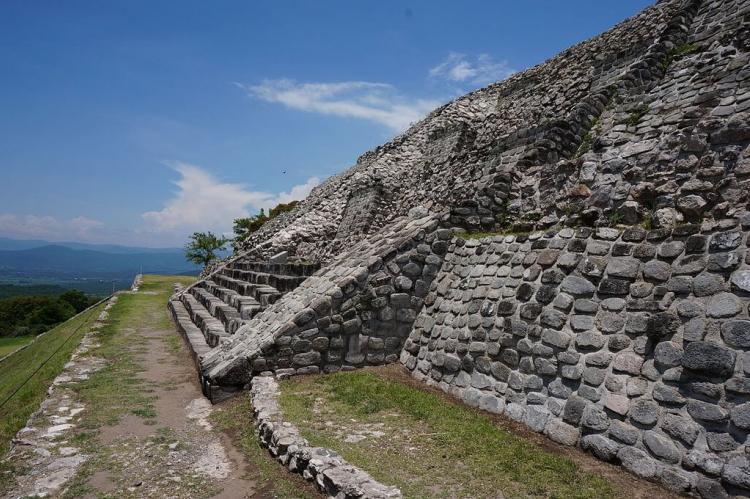 Pyramid at Xochicalco (Mexico)
