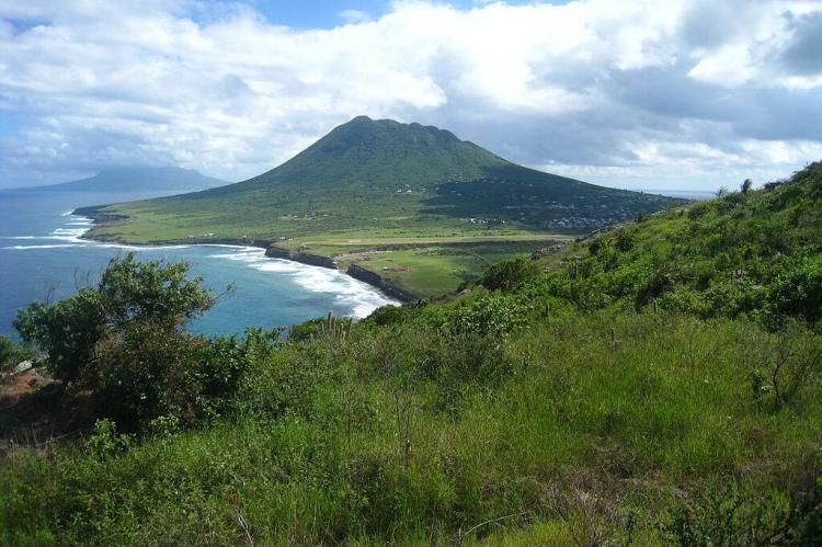 View towards Quill, St. Eustatius' dormant volcano