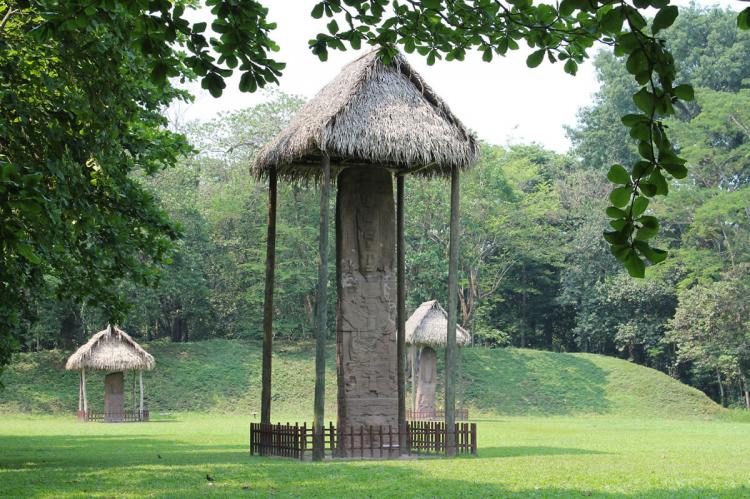 Stela E at Quiriguá, Guatemala