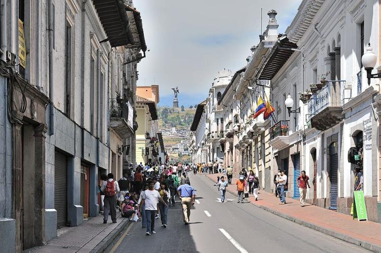 Street view, Quito, Ecuador
