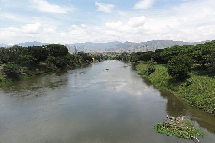 Cauca River, Anacaro Bridge, Colombia