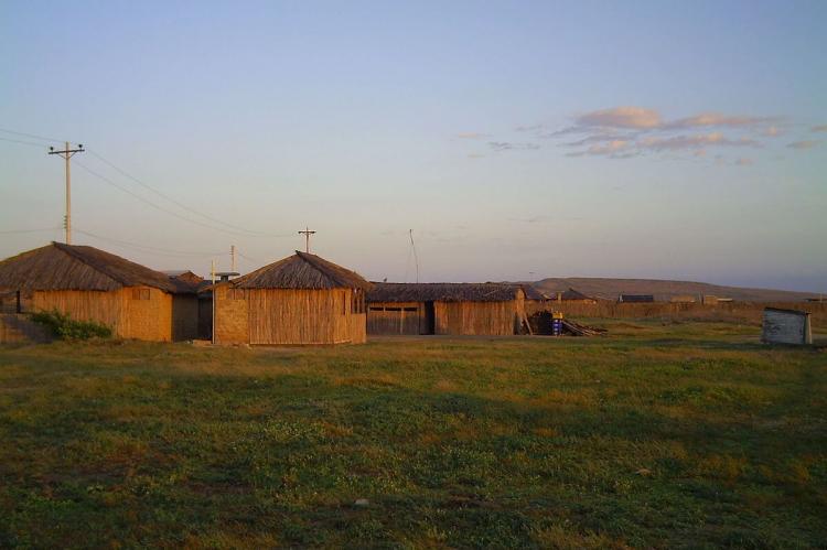 Ranchería Wayúu. The wayuu people are the native inhabitants of the Guajira Peninsula, Colombia