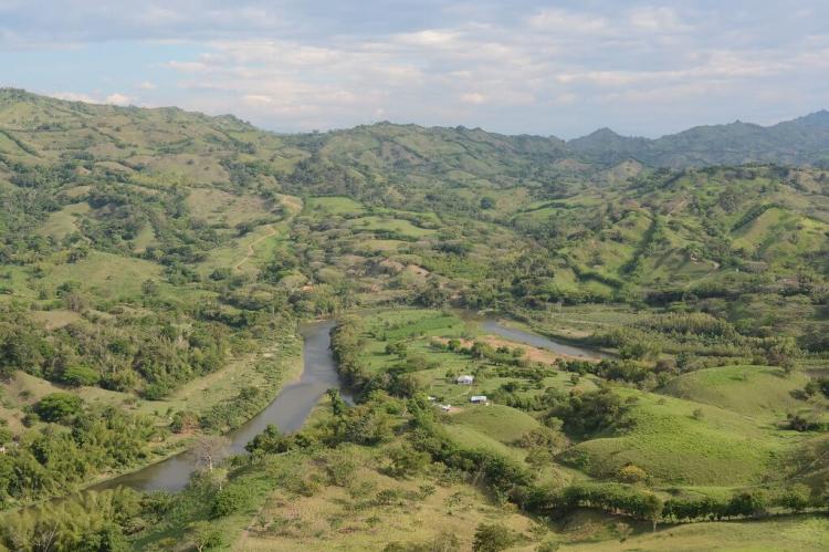 Rio Cauca landscape, Colombia