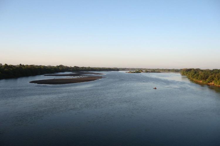 View from the Lempa River bridge