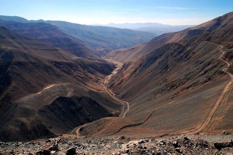 Road to Nevado Tres Cruces National Park, Chile