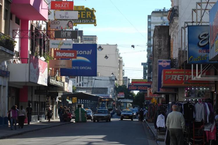 Street in Rosario, Argentina