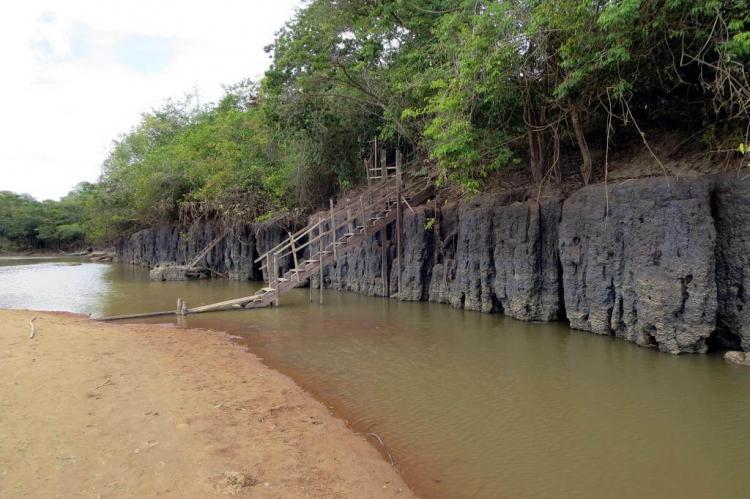 Karanambu Lodge on the banks of the Rupununi River in southwestern Guyana