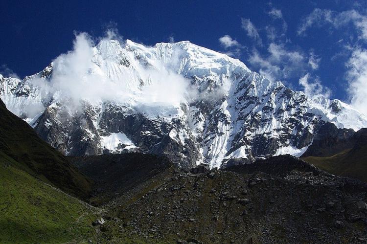 Salcantay, the highest peak in the Vilcabamba mountain range, Peru