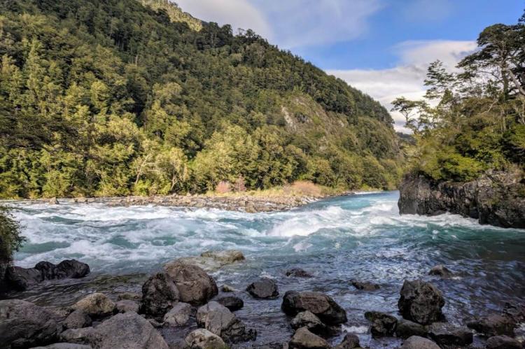 Saltos del Petrohué at Vicente Pérez Rosales National Park, Chile