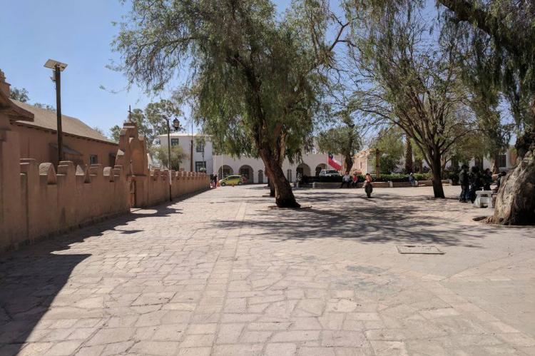 Town square in San Pedro de Atacama, Chile