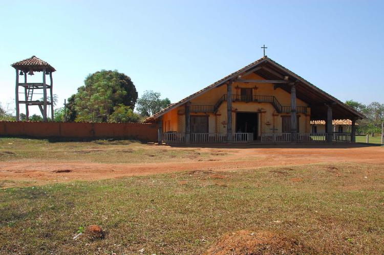 Church in Santa Ana de Velasco, Santa Cruz, Bolivia
