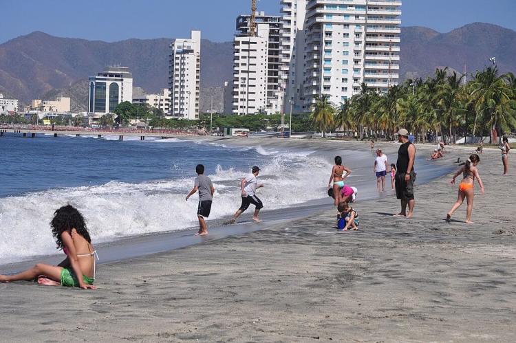 Beach view, Santa Marta, Colombia