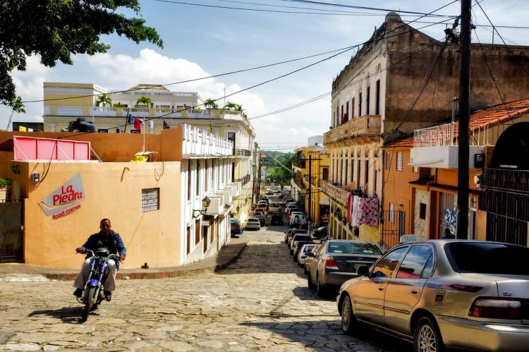 Santo Domingo street scene, Dominican Republic, Hispaniola