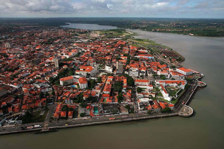 Aerial of São Luís, Maranhão, Brazil