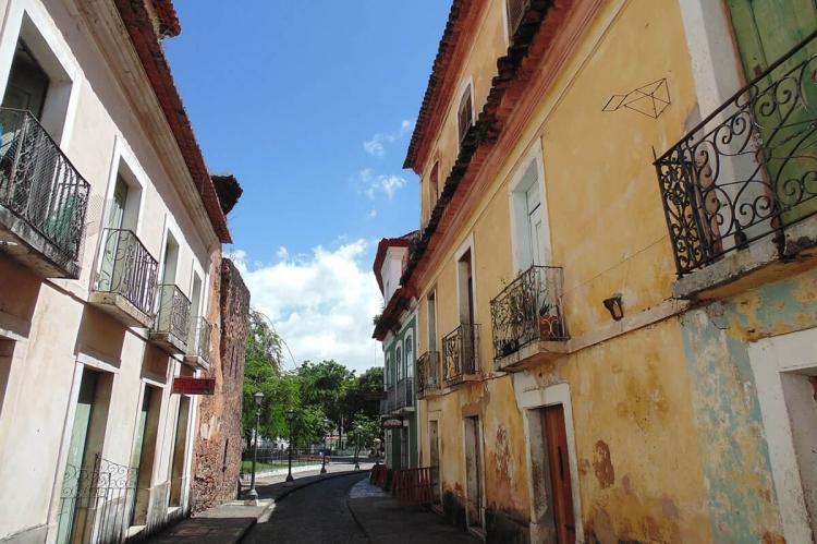 Street in São Luís, Brazil