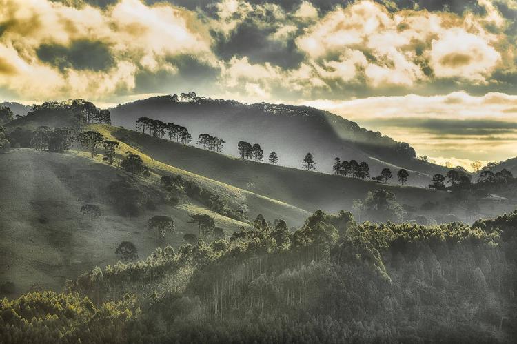 Serra da Mantiqueira vista, Gonçalves, Brazil