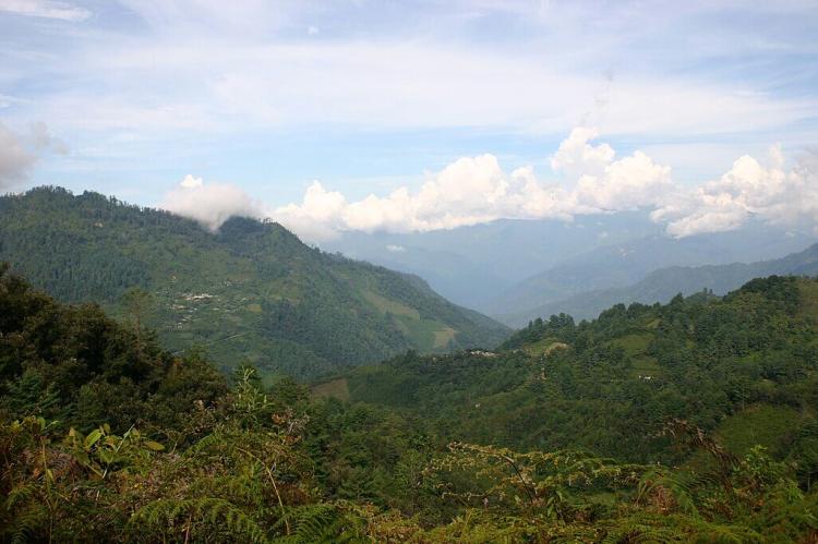 Sierra Juarez, view from San Juan Yagila in the Rincón de Ixtlan Region, Oaxaca, Mexico