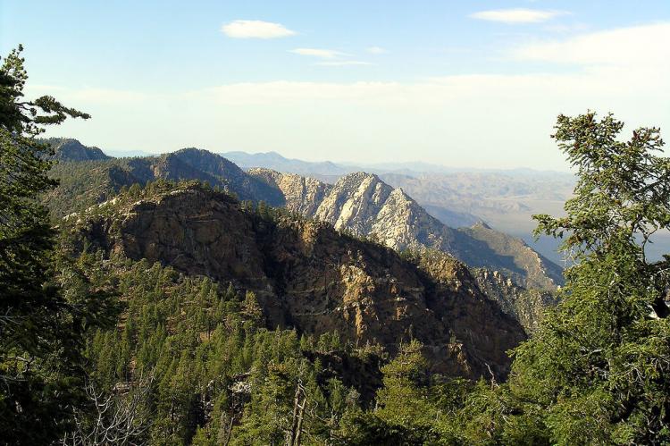 View from the summit of the National Astronomical Observatory, Sierra San Pedro Martir, Baja California, Mexico