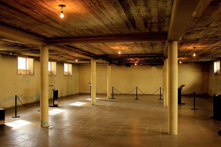 Basement of the "Officers' Casino" at the Navy Mechanics School. A clandestine detention center operated there.