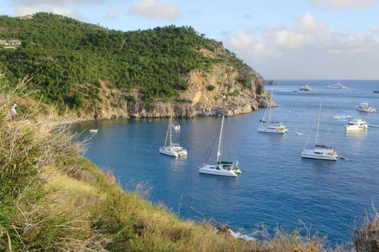 Cove on St. Barts, Caribbean