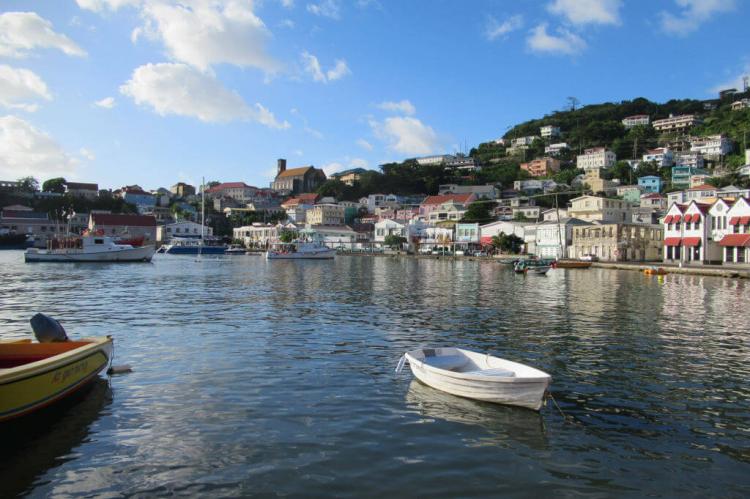 The Inner Harbor of St. George's, Grenada, Eastern Caribbean, is also known as the Carenage.The Inner Harbor of St. George's, Grenada, Eastern Caribbean, is also known as the Carenage