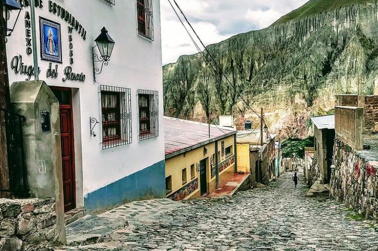 Street view in Iruya, Argentina